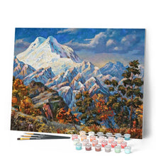 Charger l'image dans la galerie, peinture par numéros | Le Mont est Blanc | Complexe, montagnes, paysages | FiguredArt