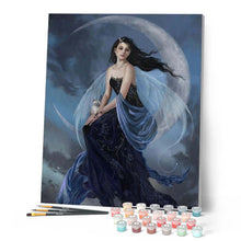 Charger l'image dans la galerie, peinture par numéros | Femme de la Lune | Facile, portrait | FiguredArt
