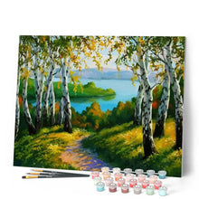 Charger l'image dans la galerie, peinture par numéros | forêt et Mer | forêt, Intermédiaire, paysages | FiguredArt