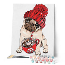 Charger l'image dans la galerie, peinture par numéros | Chien et Tasse | animaux, chiens, Facile | FiguredArt