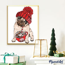 Charger l'image dans la galerie, peinture par numéros | Chien et Tasse | animaux, chiens, Facile | FiguredArt