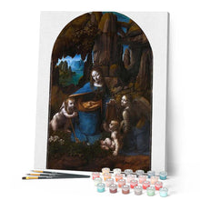 Charger l'image dans la galerie, peinture par numéros | Marie et Angelots | Complexe, portrait, religion | FiguredArt