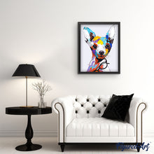 Charger l'image dans la galerie, peinture par numéros | Chien et Lunettes | animaux, chiens, Facile | FiguredArt