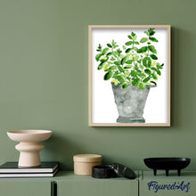 Charger l'image dans la galerie, peinture par numéros | Pot de Plantes | Facile, fleurs | FiguredArt