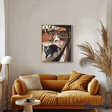 Charger l'image dans la galerie, peinture par numéros | Chat sur le rebord | animaux, chats, Complexe | FiguredArt
