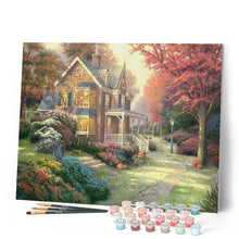 Charger l'image dans la galerie, peinture par numéros | Chalet romantique | complexe, paysages | FiguredArt