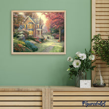 Charger l'image dans la galerie, peinture par numéros | Chalet romantique | complexe, paysages | FiguredArt