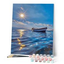 Charger l'image dans la galerie, peinture par numéros | Barque sur la Mer | bateaux, Complexe, paysages | FiguredArt