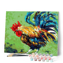Charger l'image dans la galerie, peinture par numéros | Le Coq | animaux, france, Intermédiaire, oiseaux | FiguredArt