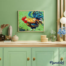 Charger l'image dans la galerie, peinture par numéros | Le Coq | animaux, france, Intermédiaire, oiseaux | FiguredArt