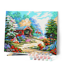 Charger l'image dans la galerie, peinture par numéros | Le Jardin fleuri | Facile, fleurs, paysages | FiguredArt
