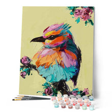 Charger l'image dans la galerie, peinture par numéros | Petit Oiseau sur une Branche | animaux, Facile, oiseaux | FiguredArt