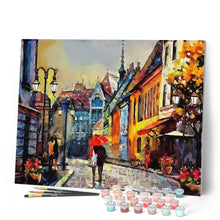 Charger l'image dans la galerie, peinture par numéros | Romantisme en Ville | Complexe, romantique, ville | FiguredArt