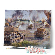 Charger l'image dans la galerie, peinture par numéros | Guerre des tanks | Complexe, paysages | FiguredArt