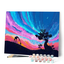 Charger l'image dans la galerie, peinture par numéros | Ciel et Girafes | animaux, Complexe, girafes | FiguredArt