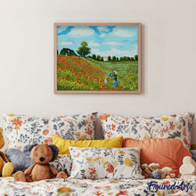 Charger l'image dans la galerie, peinture par numéros | Ballade dans les Champs | Intermédiaire, paysages, reproduction | FiguredArt