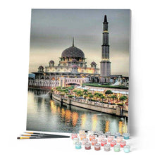 Charger l'image dans la galerie, peinture par numéros | Mosquée | intermédiaire, ville | FiguredArt