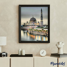 Charger l'image dans la galerie, peinture par numéros | Mosquée | intermédiaire, ville | FiguredArt