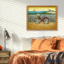Charger l'image dans la galerie, peinture par numéros | Bicyclette près de la Mer | facile, paysages | FiguredArt