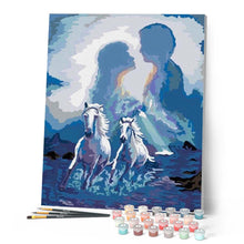 Charger l'image dans la galerie, peinture par numéros | Chevaux romantiques | animaux, chevaux, facile, romantique | FiguredArt