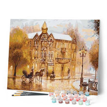 Charger l'image dans la galerie, peinture par numéros | Promenade en Calèche | complexe, ville | FiguredArt