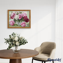 Charger l'image dans la galerie, peinture par numéros | Jolies Pivoines épanouies | facile, fleurs, france | FiguredArt