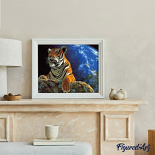 Charger l'image dans la galerie, peinture par numéros | Tigre et terre | animaux, facile, tigres | FiguredArt