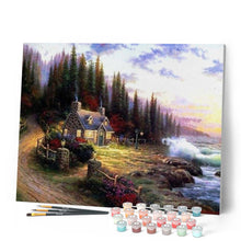 Charger l'image dans la galerie, peinture par numéros | Ma petite Maison près de la Mer | complexe, paysages | FiguredArt