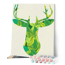 Charger l'image dans la galerie, peinture par numéros | Tête de Cerf | animaux, facile, rennes et biches | FiguredArt