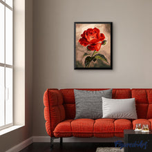 Charger l'image dans la galerie, peinture par numéros | Belle rose rouge | facile, fleurs, nouveautés | FiguredArt