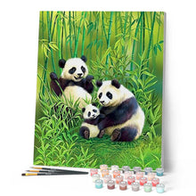 Charger l'image dans la galerie, peinture par numéros | La famille Pandas | animaux, complexe, nouveautés, pandas | FiguredArt