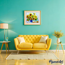Charger l'image dans la galerie, peinture par numéros | Tournesols et Pommes | facile, fleurs | FiguredArt