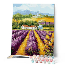 Charger l'image dans la galerie, peinture par numéros | Champ de Lavandes | complexe, nouveautés, paysages | FiguredArt