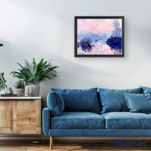 Charger l'image dans la galerie, peinture par numéros | Claude Monet - Soleil couchant sur la Seine à Lavacourt | complexe, nouveautés, paysages | FiguredArt