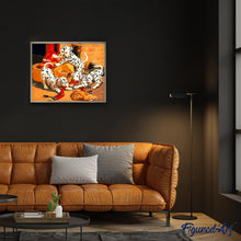 Charger l'image dans la galerie, peinture par numéros | Dalmatiens joueurs | animaux, chiens, facile | FiguredArt