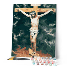 Charger l'image dans la galerie, peinture par numéros | Le Christ sur la Croix | facile, nouveautés, religion | FiguredArt