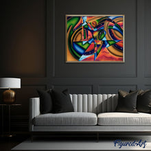 Charger l'image dans la galerie, peinture par numéros | Femme et Jeux de couleurs | abstrait, intermédiaire, nouveautés | FiguredArt
