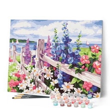 Charger l'image dans la galerie, peinture par numéros | Haie de Fleurs | facile, fleurs, nouveautés, paysages | FiguredArt