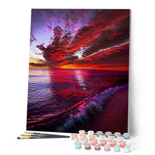 Charger l'image dans la galerie, peinture par numéros | Explosion de couleurs dans le Ciel | intermédiaire, nouveautés, paysages | FiguredArt