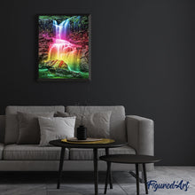 Charger l'image dans la galerie, peinture par numéros | Cascade féérique | intermédiaire, nouveautés, paysages | FiguredArt