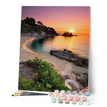 Charger l'image dans la galerie, peinture par numéros | Plage au Crépuscule | complexe, nouveautés, paysages | FiguredArt