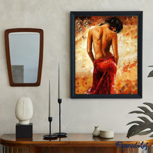 Charger l'image dans la galerie, peinture par numéros | Femme dénudé de dos | complexe, nu, romantique | FiguredArt