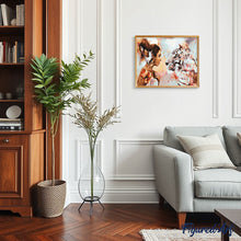 Charger l'image dans la galerie, peinture par numéros | Femme et Tigre | abstrait, animaux, intermédiaire, nouveautés, tigres | FiguredArt