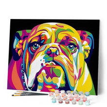 Charger l'image dans la galerie, peinture par numéros | Bulldog Pop Art | animaux, chiens, facile, france, Pop Art | FiguredArt