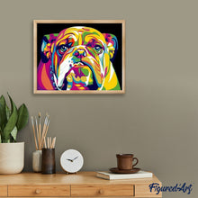 Charger l'image dans la galerie, peinture par numéros | Bulldog Pop Art | animaux, chiens, facile, france, Pop Art | FiguredArt