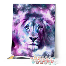 Charger l'image dans la galerie, peinture par numéros | Lion féérique | abstrait, animaux, complexe, lions, nouveautés | FiguredArt