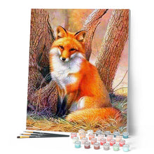 Charger l'image dans la galerie, peinture par numéros | Renard paisible | animaux, intermédiaire, nouveautés, renards | FiguredArt