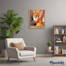 Charger l'image dans la galerie, peinture par numéros | Renard paisible | animaux, intermédiaire, nouveautés, renards | FiguredArt