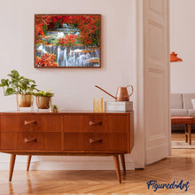 Charger l'image dans la galerie, peinture par numéros | Cascade | complexe, nouveautés, paysages | FiguredArt