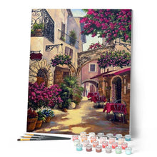 Charger l'image dans la galerie, peinture par numéros | Ruelle tranquille | complexe, nouveautés, ville | FiguredArt